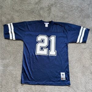 Dallas Cowboys Ezekiel Elliot #21 Mens Jersey Size Large Blue NFL Players